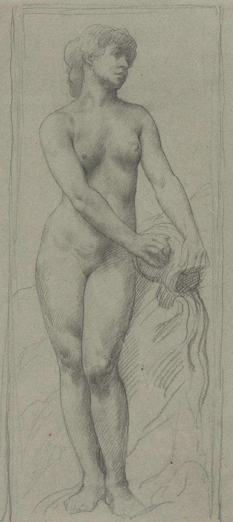 Nude Woman by Альфонс Легро — digital art print download