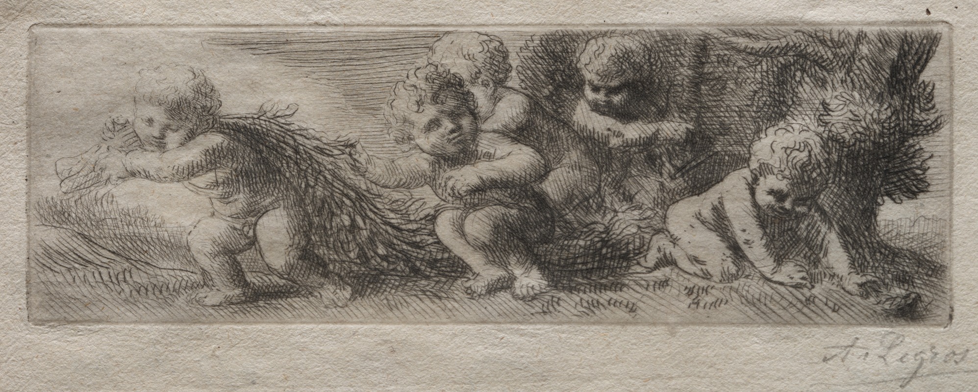 Plate for Top of Pin Box — Alphonse Legros