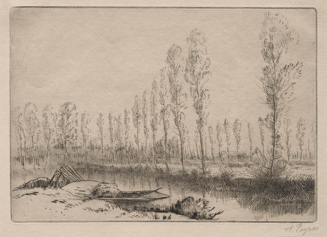 Près d'Amiens, les tourbières — Alphonse Legros