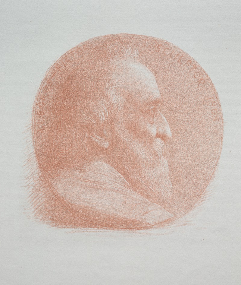 Self-Portrait, Medallion No. 2 by Альфонс Легро — digital art print download