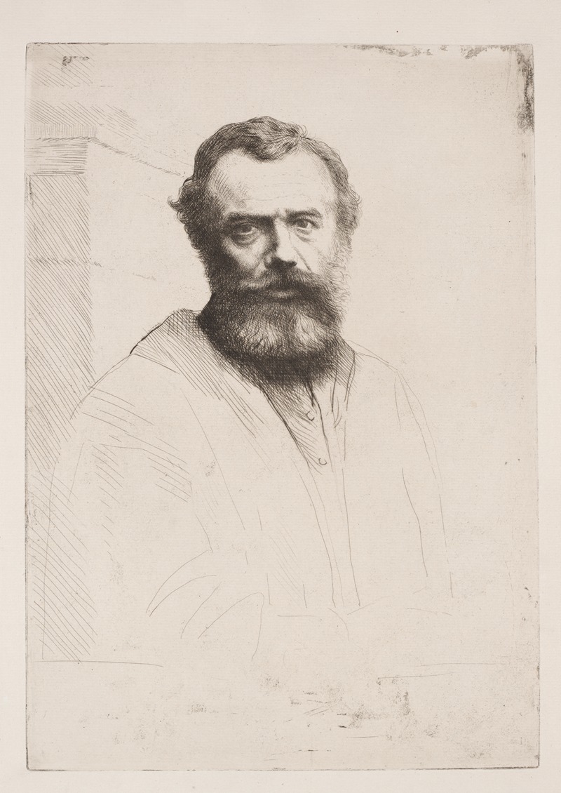 Self-Portrait by Alphonse Legros, 1880 — digital art print download