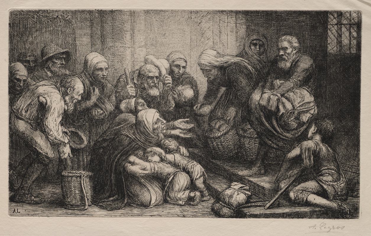 The Beggars of Bruges — Alphonse Legros