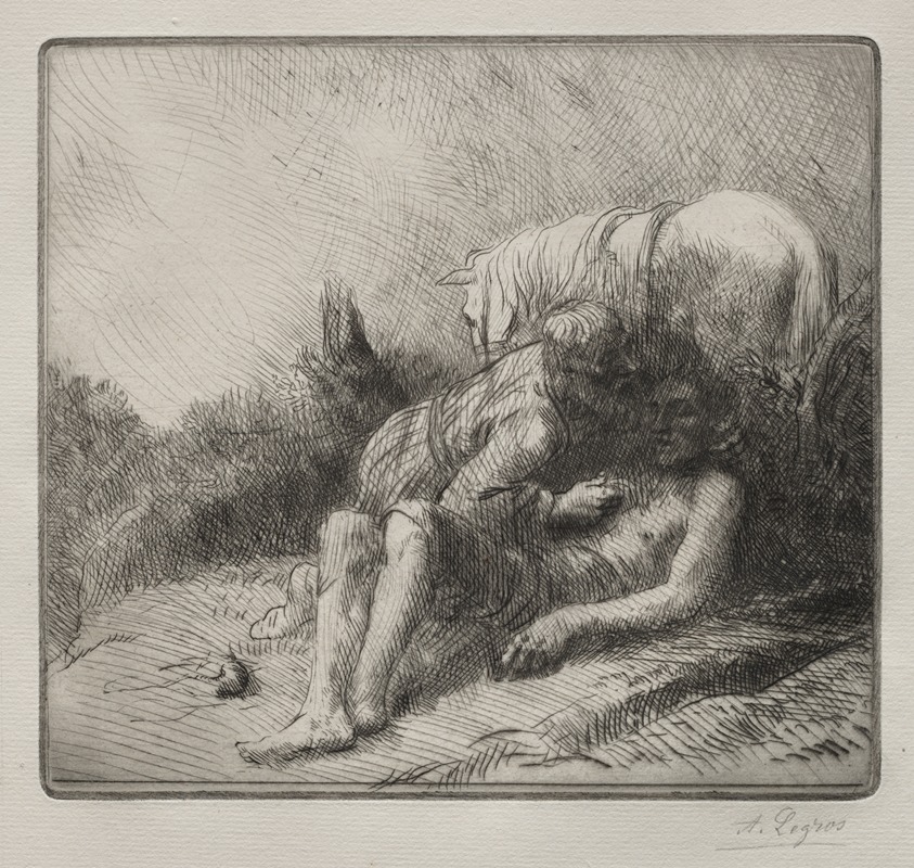 The Good Samaritan by Альфонс Легро — digital art print download