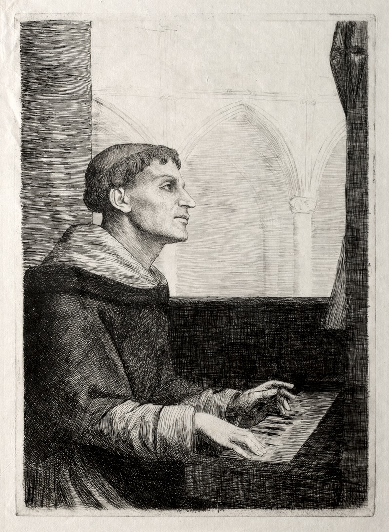 The Monk at the Organ — Альфонс Легро
