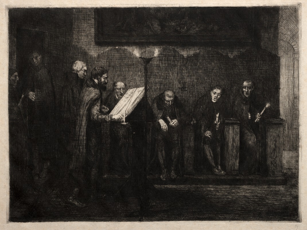 The Spanish Singers by Альфонс Легро — digital art print download