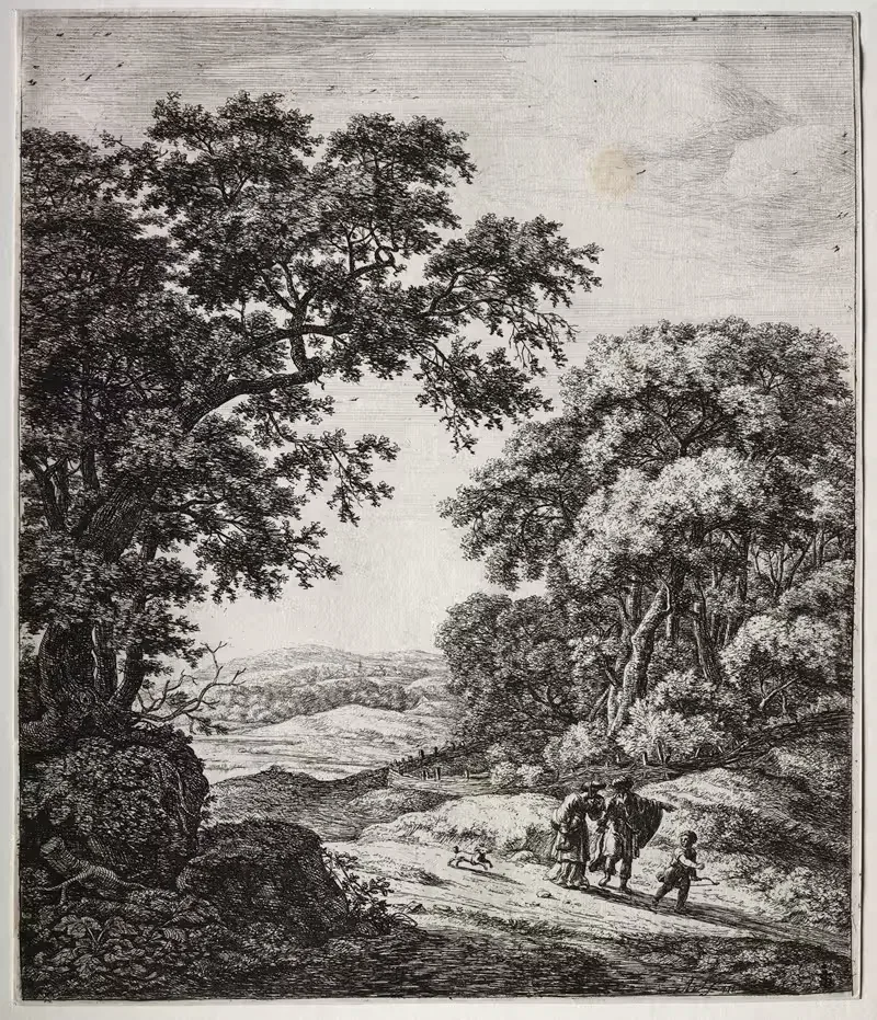 Abraham Dismissing Hagar and Ishmael — Antonie Waterloo