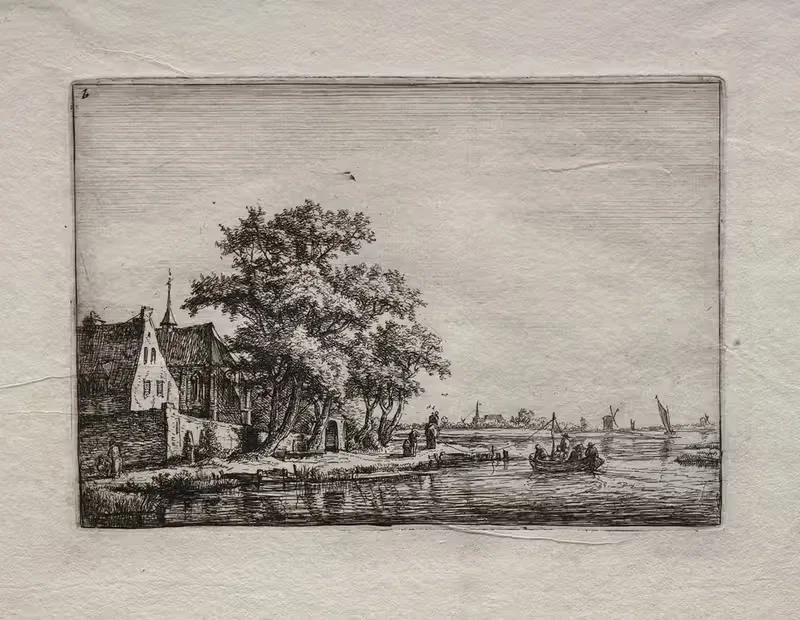 The Cemetery by the Canal — Antonie Waterloo