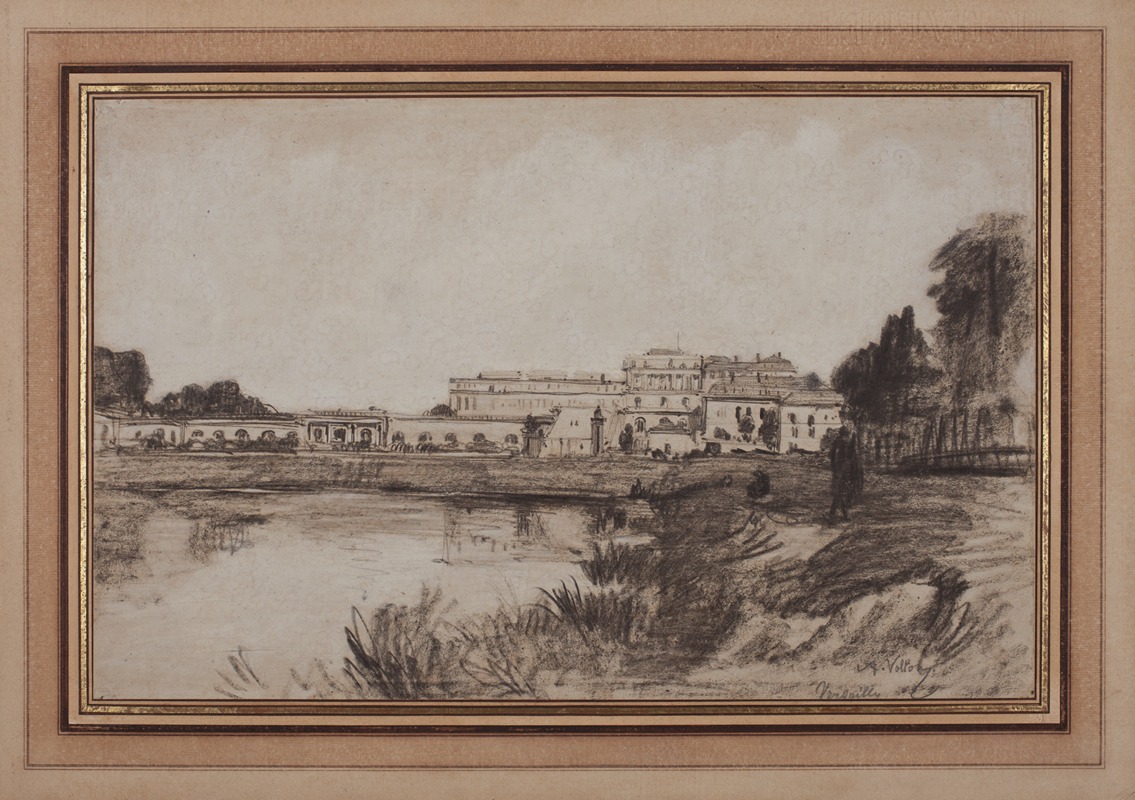 View of Versailles by Антуан Вольон — digital art print download