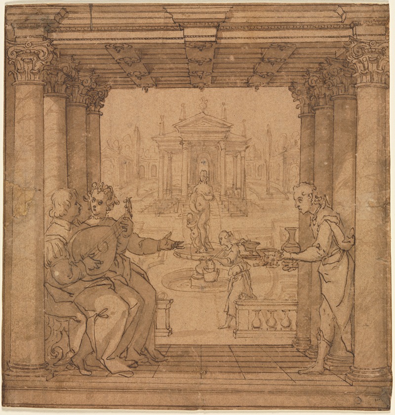 Illustration from Torquato Tasso's Gerusalemme Liberata — Bernardo Castello