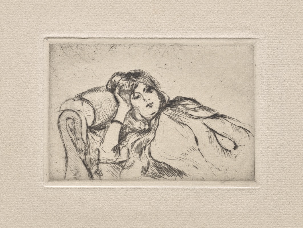 Young Woman at Rest by Берт Морисо, 1889 — digital art print download