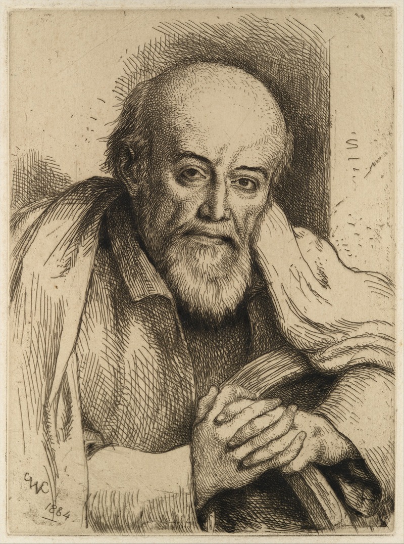 Portrait of Samuel Palmer — Charles West Cope