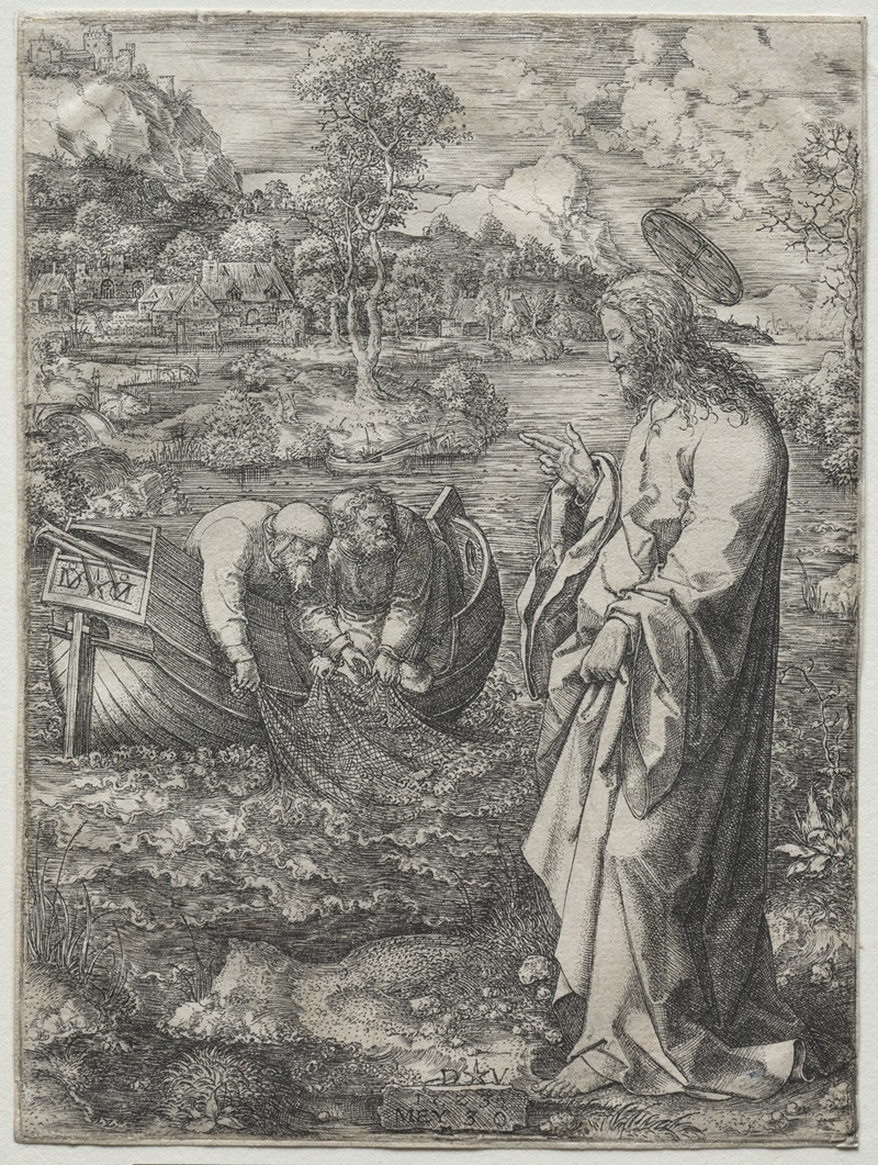 Jesus Calling to St. Peter and St. Andrew — Dirk Vellert
