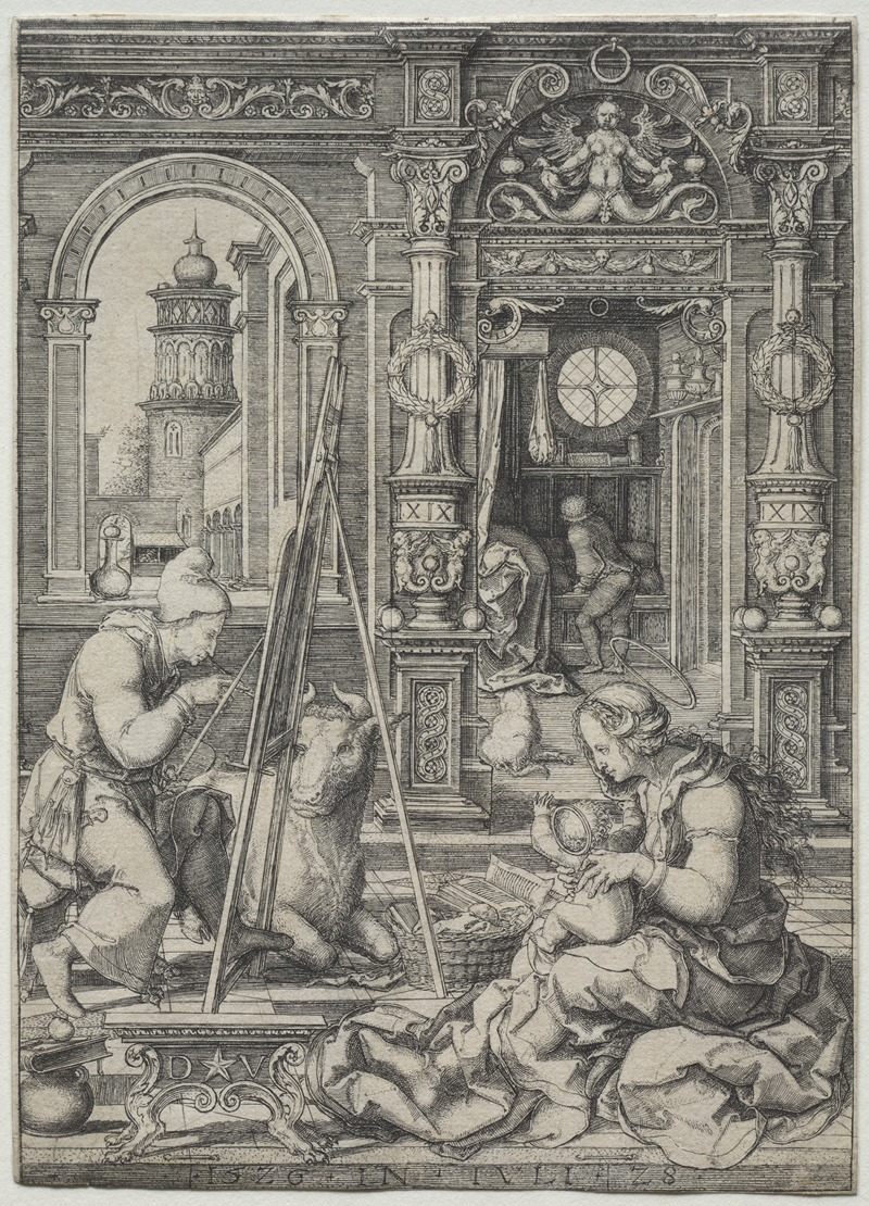 St. Luke Painting the Virgin — Dirk Vellert