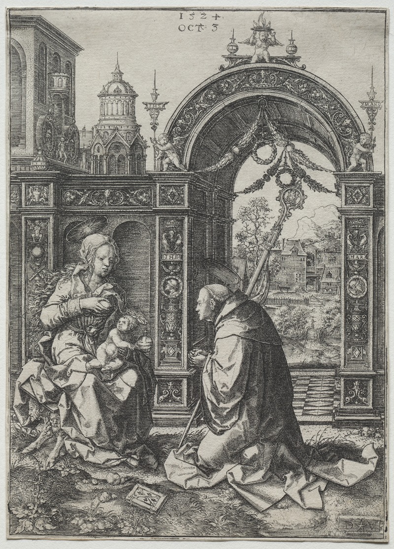 The Vision of St. Bernard — Dirk Vellert