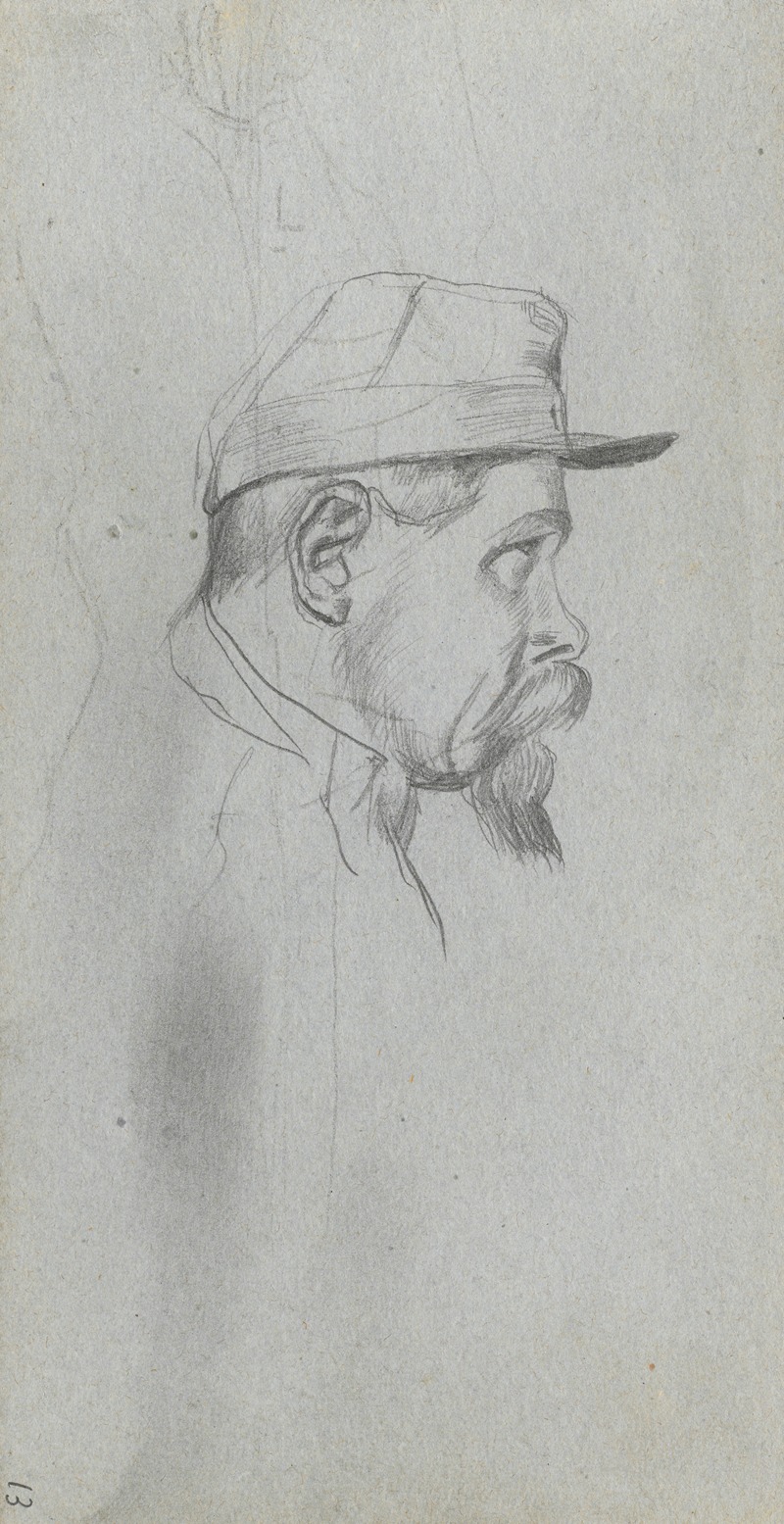 Bust of a Man in Profile — Эрнест Мейссонье