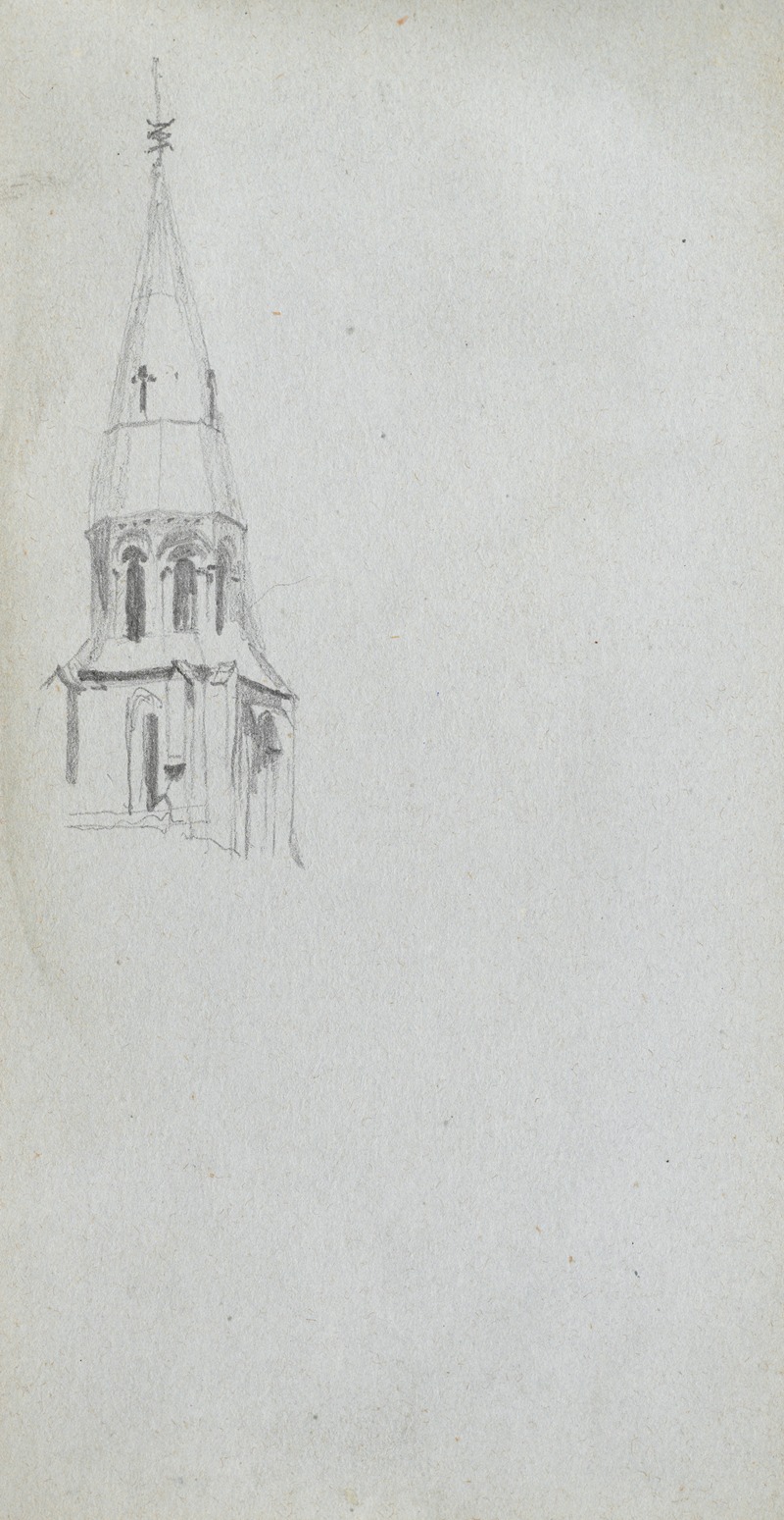 Church Spire by Эрнест Мейссонье — digital art print download