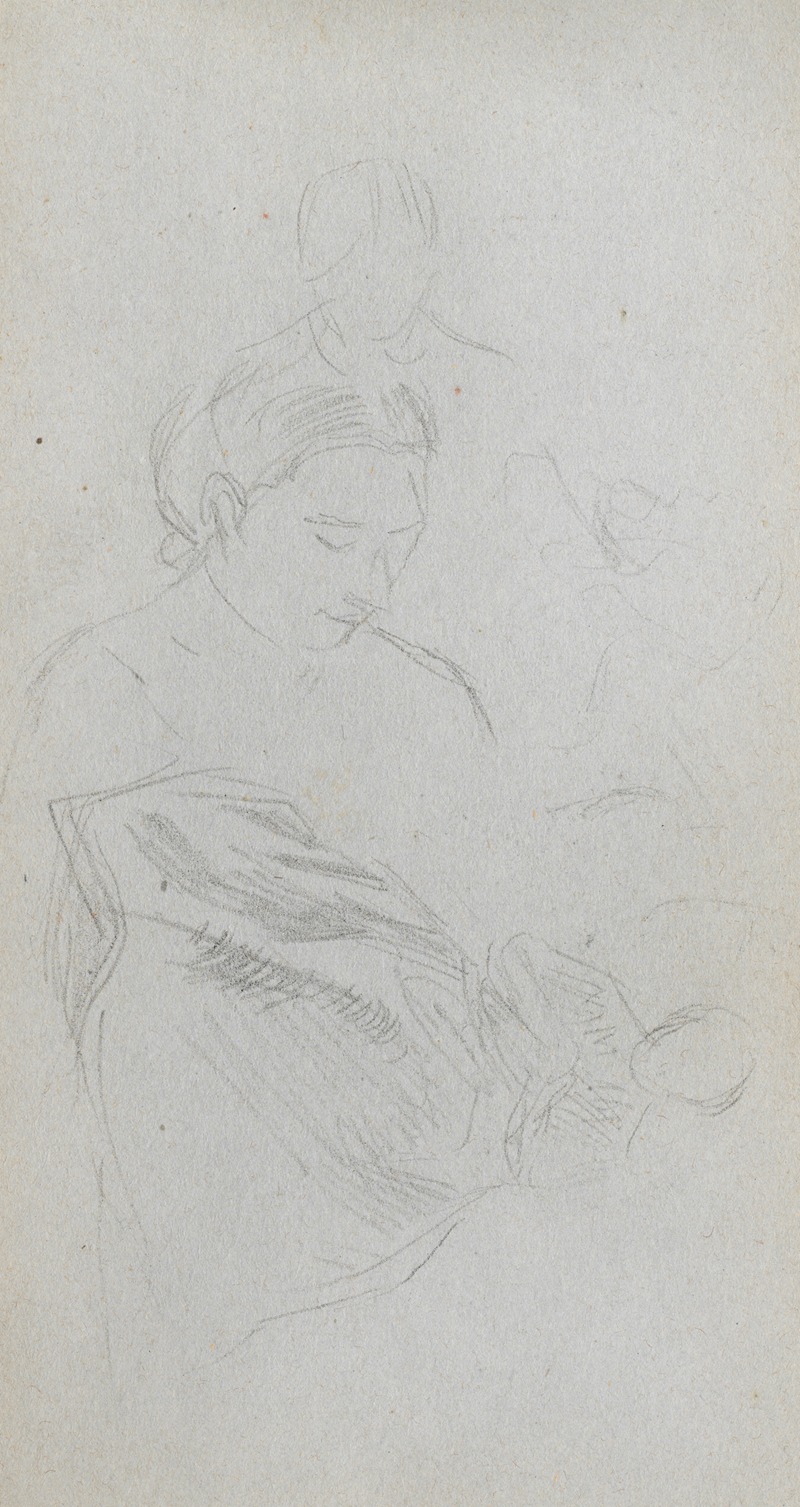 Study of Fgures by Эрнест Мейссонье — digital art print download