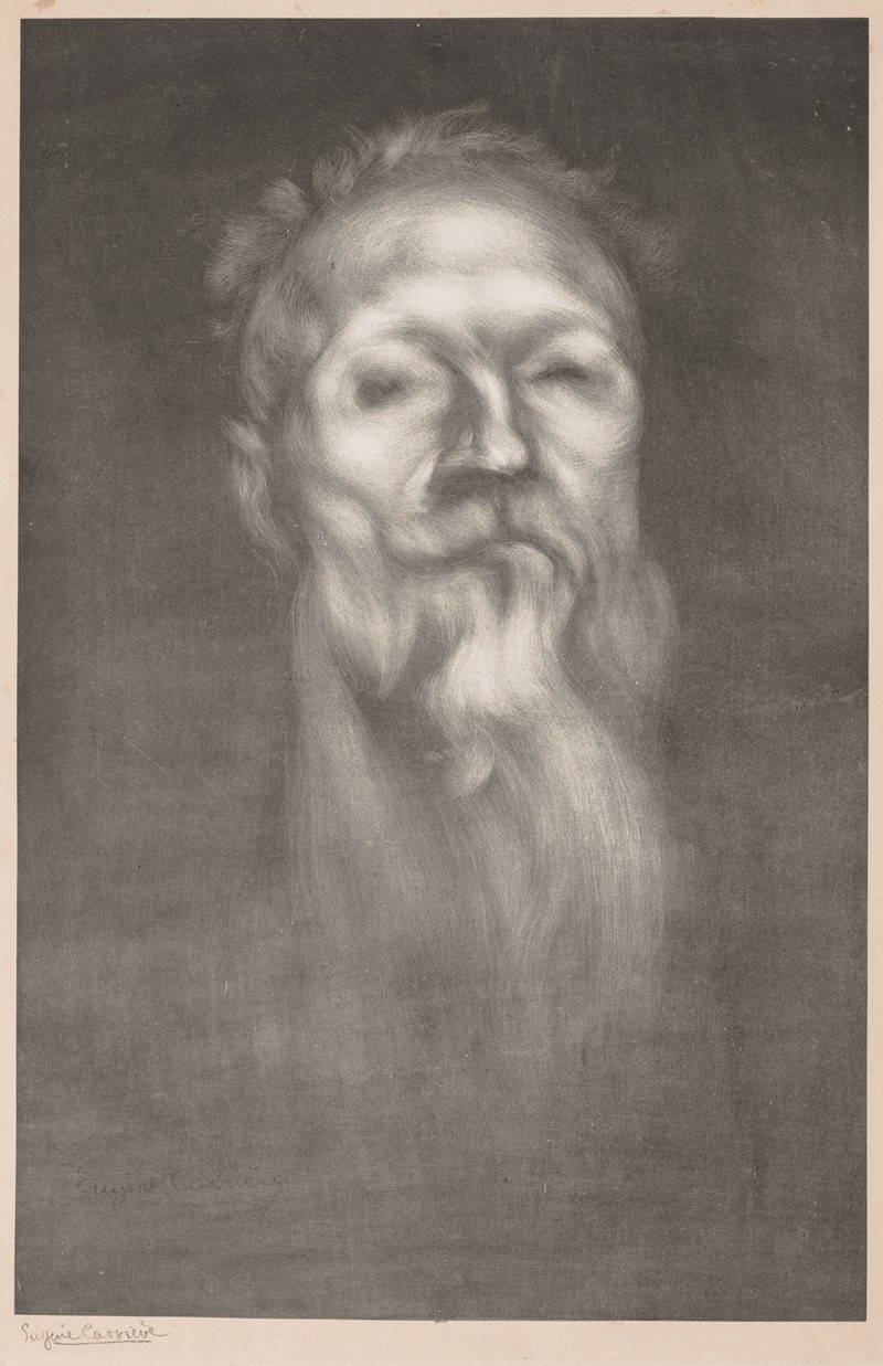 Auguste Rodin by Южен Каррьер, 1897 — digital art print download