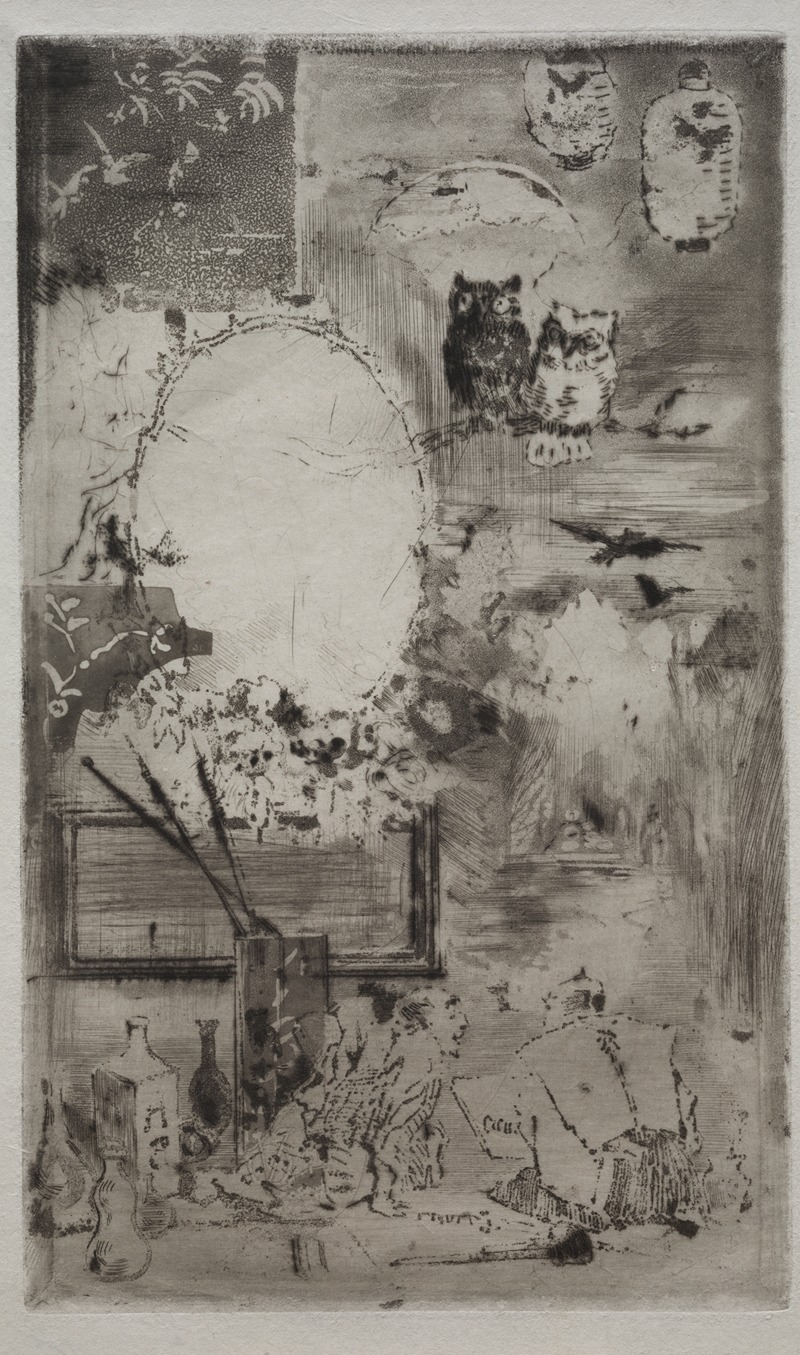 Baptism in the Japanese Style — Félix Hilaire Buhot