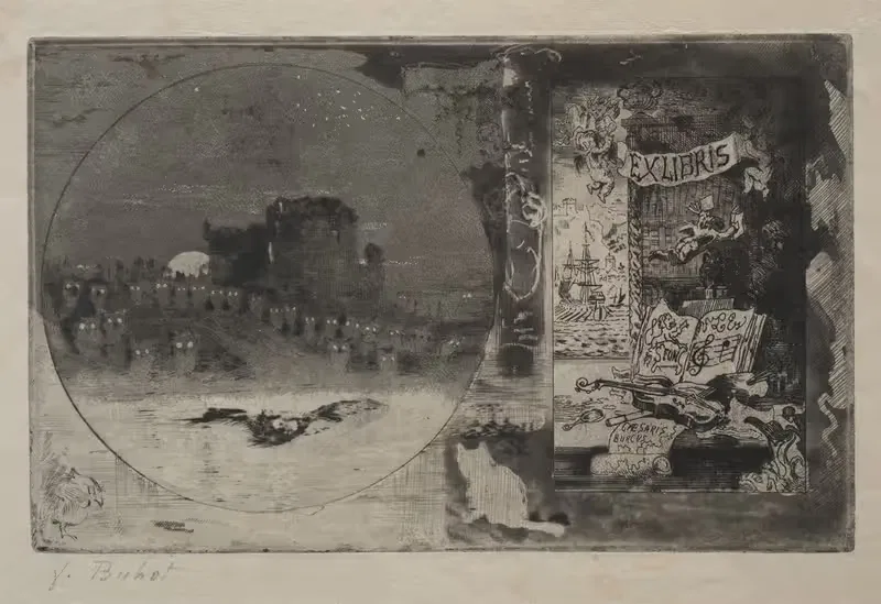 The Castle of the Owls — Félix Hilaire Buhot