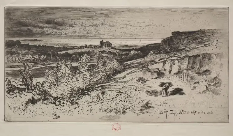 Часовня Святого Михаила в Л'Эстре by Феликс Илер Бюо, 1881 — digital art print download