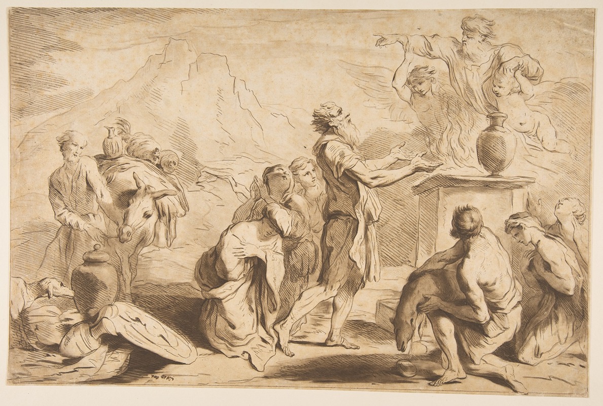 The Sacrifice of Noah — Francesco Bartolozzi