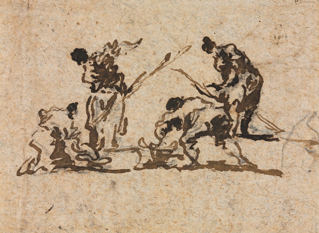 Farmers and Fisherman Working — Francesco Guardi