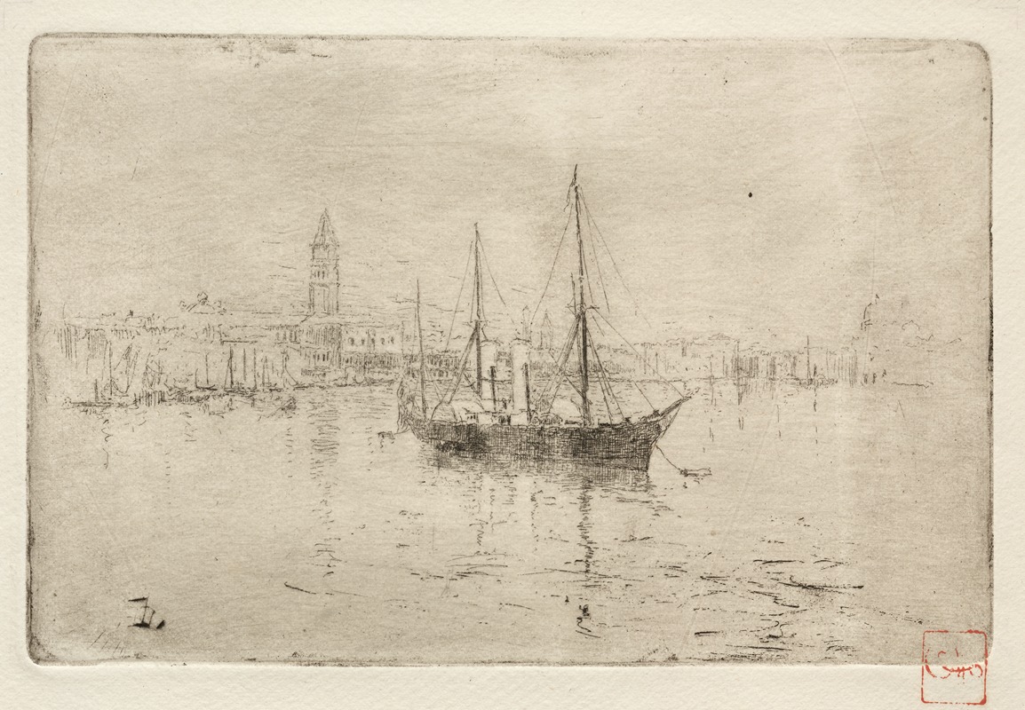 Grand Canal, Venice by Фрэнк Дювенек, 1883 — digital art print download