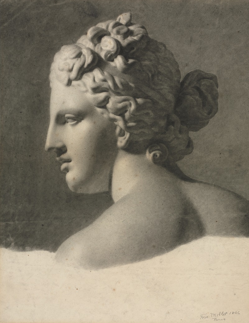 Study of a Plaster Cast (a la bosse) — Frederic Millet