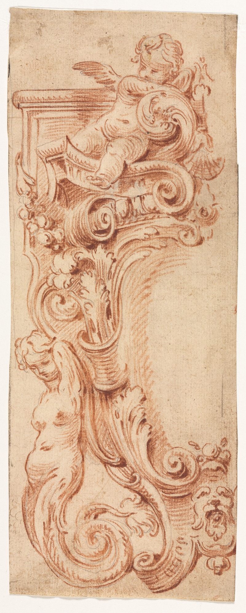 Design for a Cartouche by Gilles-Marie Oppenord — digital art print download