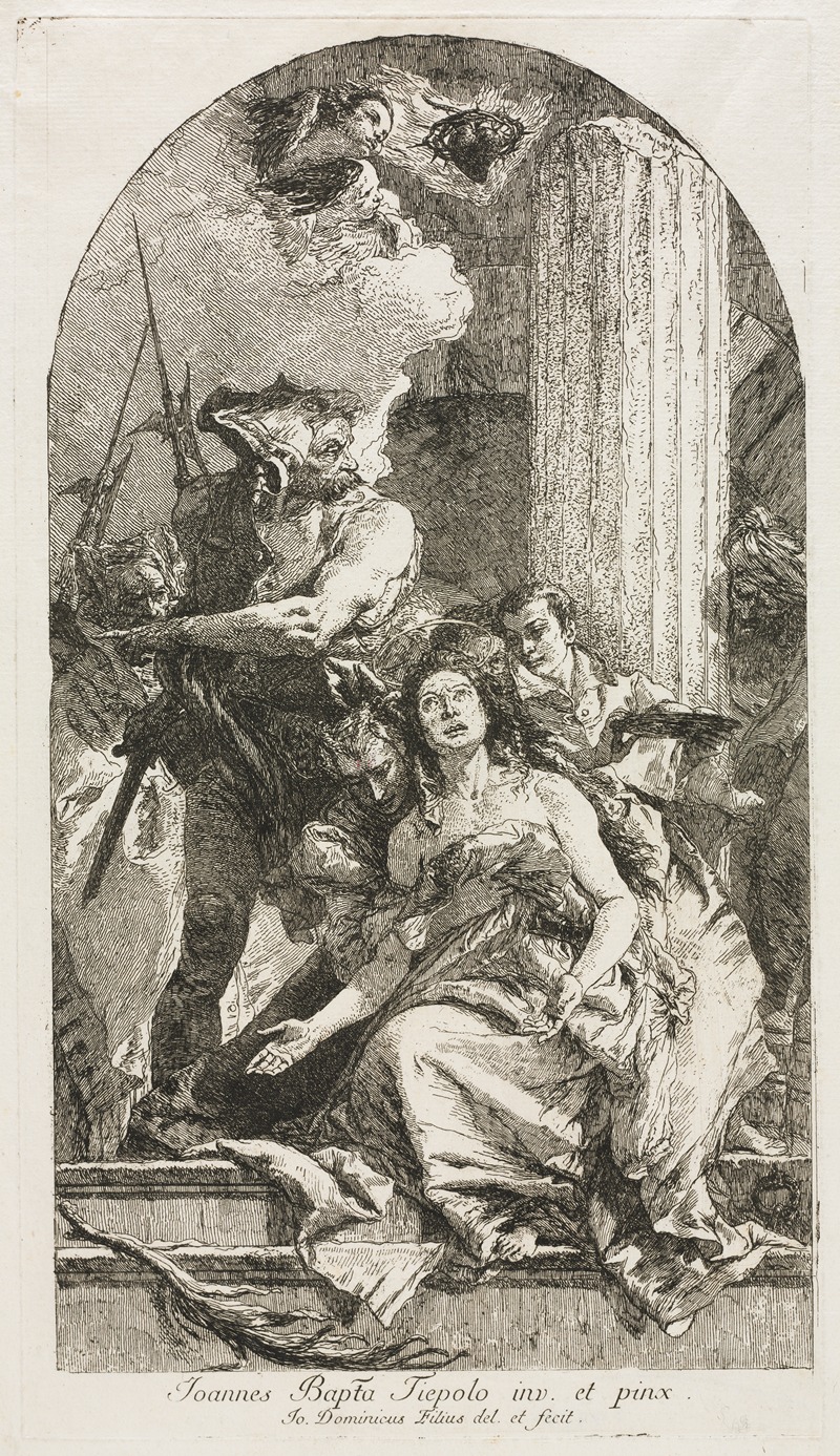 Martyrdom of St. Agatha — Giovanni Domenico Tiepolo