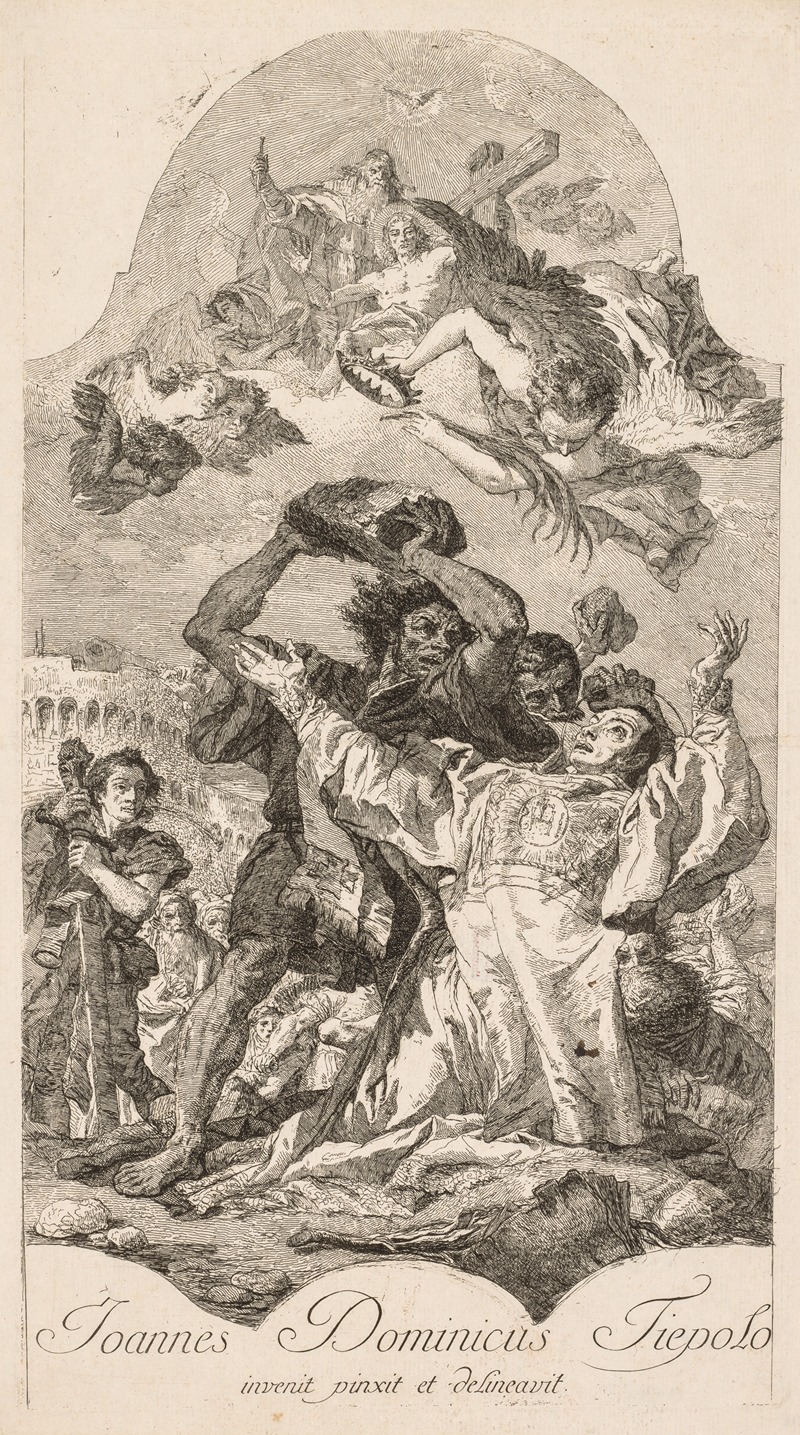 Martyrdom of St. Stephen — Джованни Доменико Тьеполо