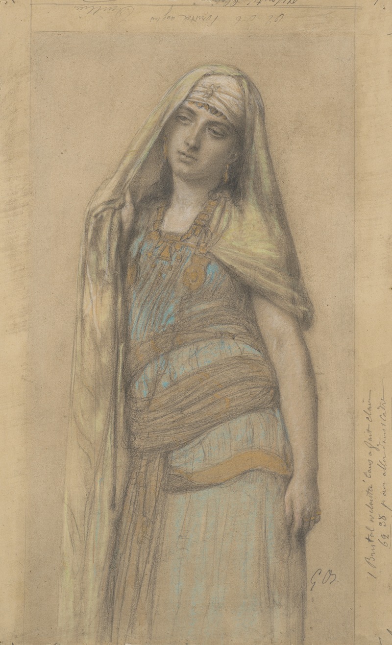 Arab Woman by Гюстав Буланже — digital art print download