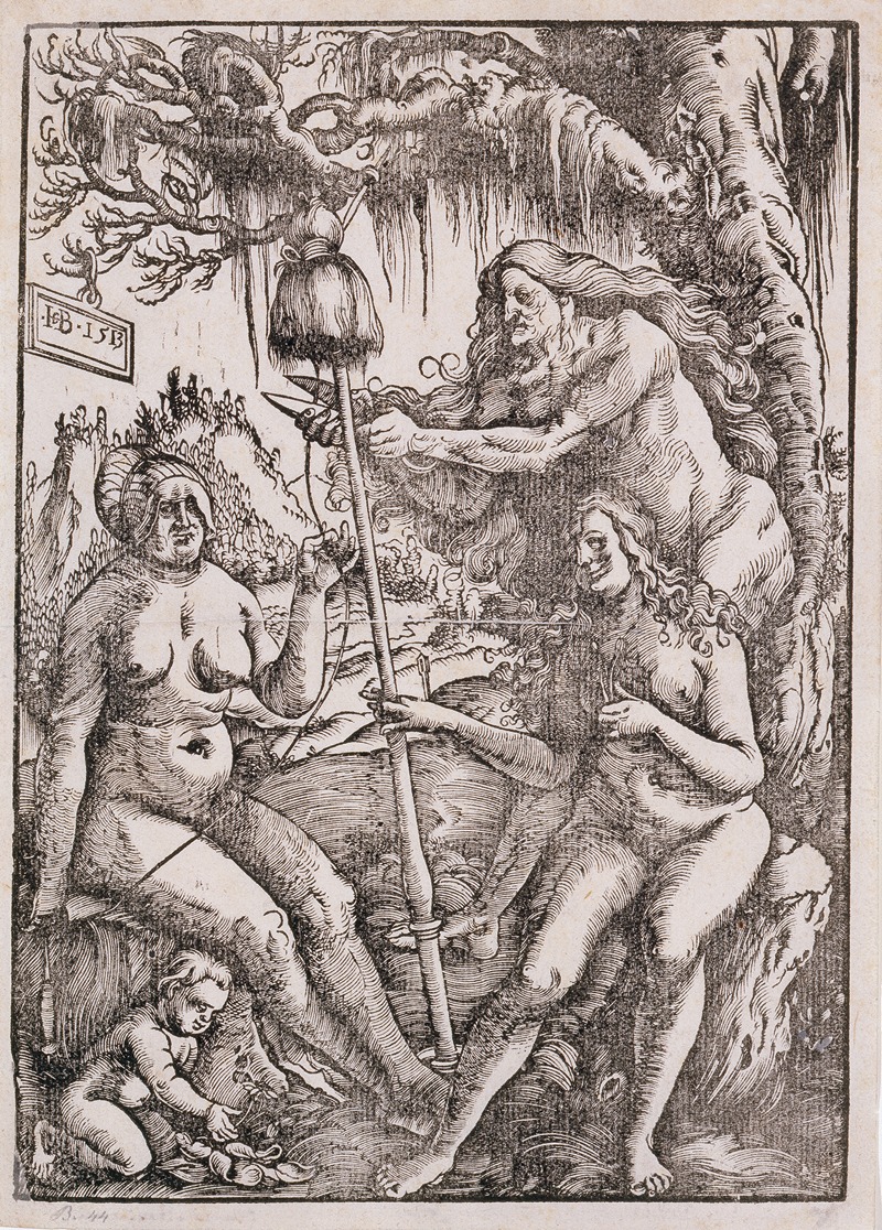 The three fates by Hans Baldung, 1513 — digital art print download