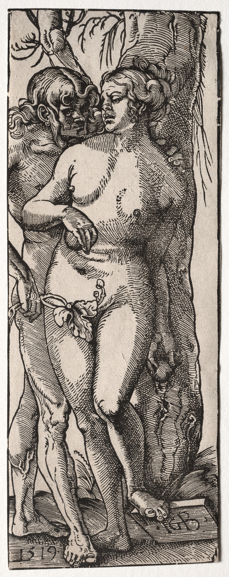 Adam and Eve by Ханс Бальдунг, 1519 — digital art print download