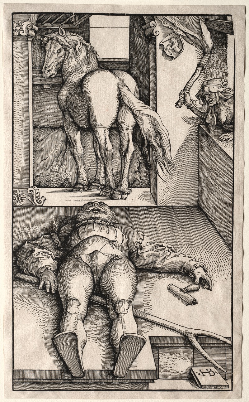 The Bewitched Groom by Hans Baldung — digital art print download