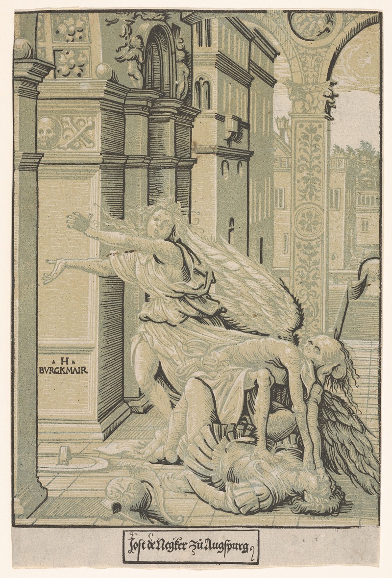 Lovers Surprised by Death by Hans Burgkmair The Elder, 1510 — digital art print download