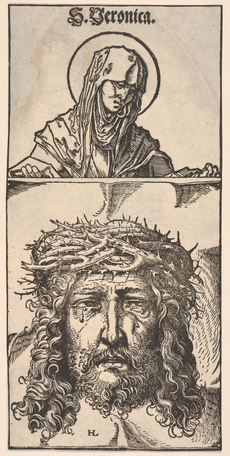 Saint Veronica with the Vernicle by Ганс Бургкмайр Старший — digital art print download