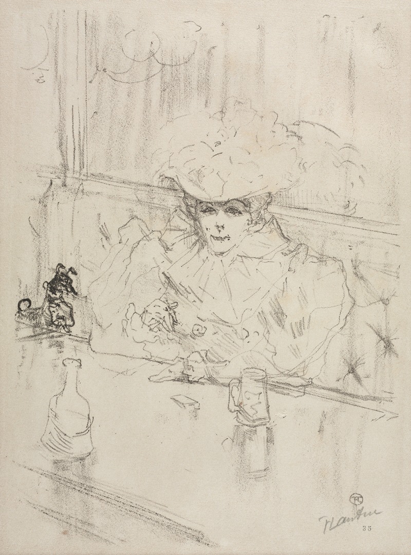 Au Hanneton by Henri de Toulouse-Lautrec, 1898 — digital art print download