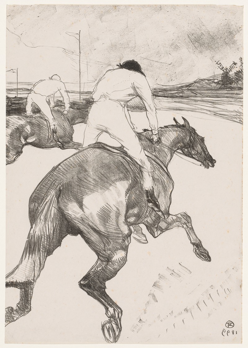 The Jockey by Анри де Тулуз-Лотрек, 1899 — digital art print download