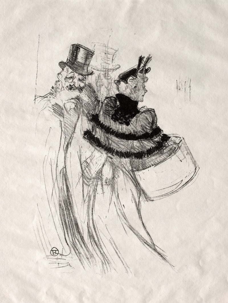 The Old Gentlemen by Анри де Тулуз-Лотрек, 1894 — digital art print download
