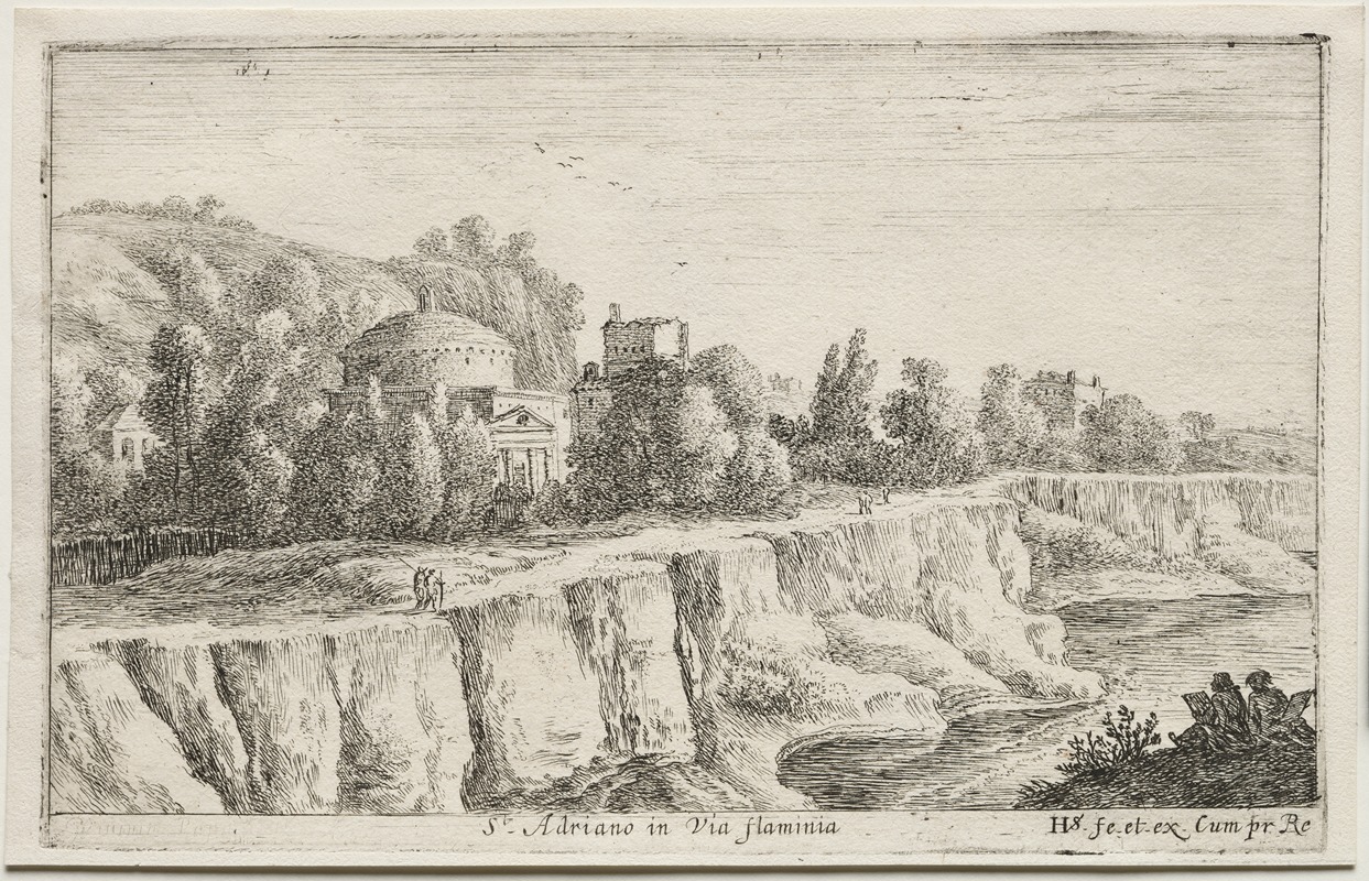 St. Adriano in Via Flaminia — Herman van Swanevelt