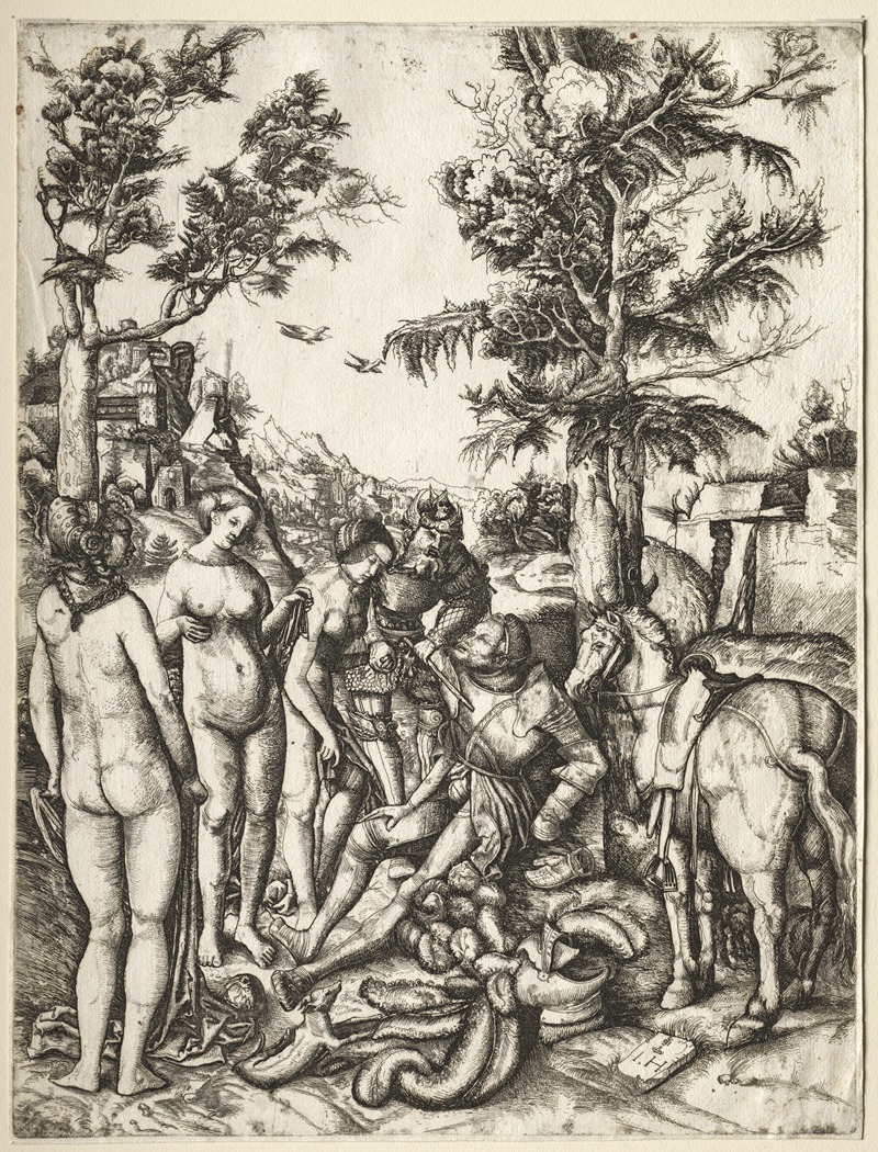 Judgment of Paris by Иероним Хопфер — digital art print download