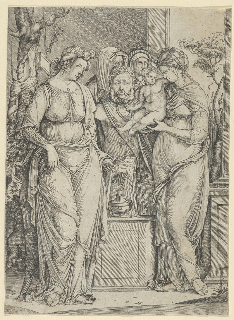 The sacrifice to Priapus by Jacopo de' Barbari — digital art print download