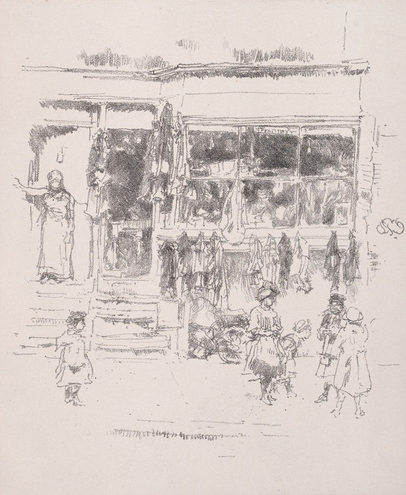 Chelsea Rags by Джеймс Абботт МаКнилл Уистлер, 1888 — digital art print download