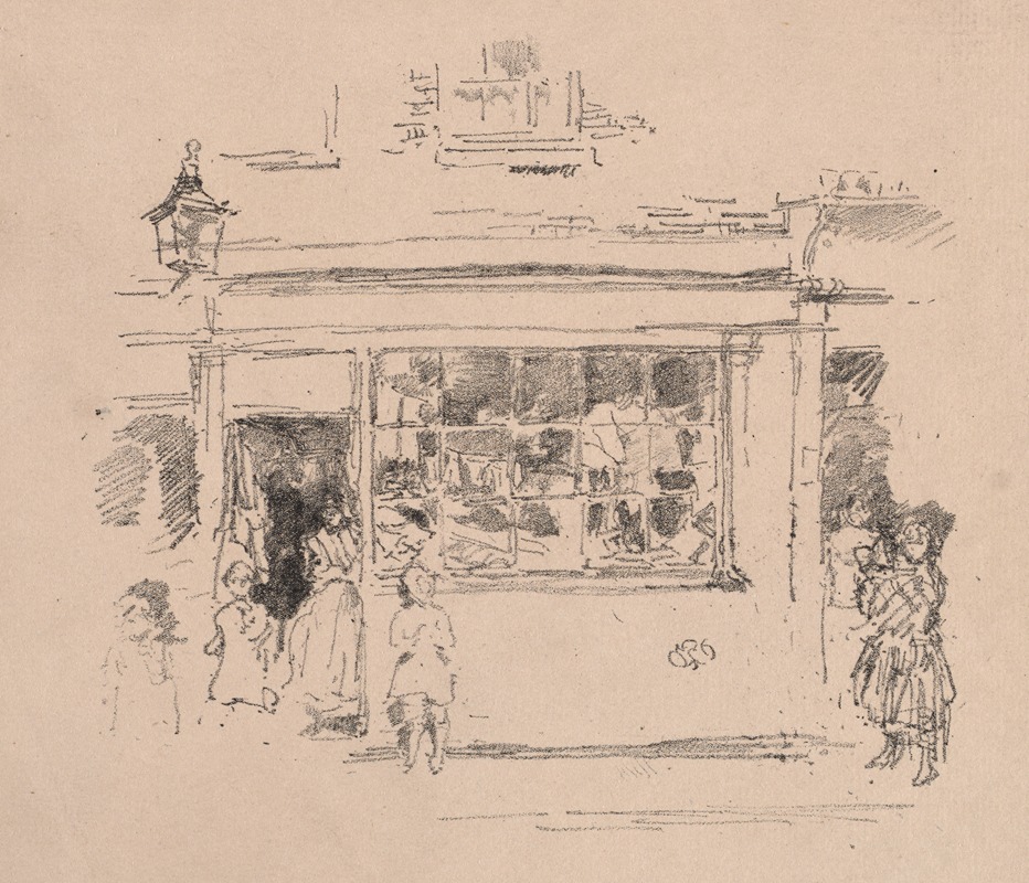 Drury Lane Rags by Джеймс Абботт МаКнилл Уистлер, 1888 — digital art print download