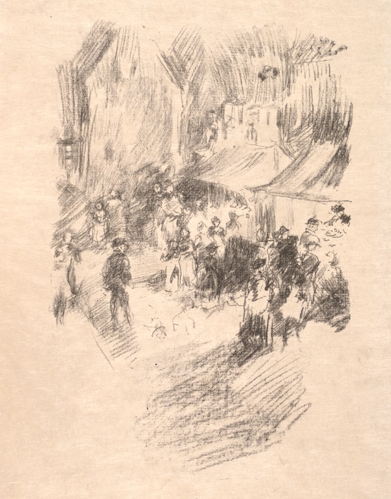 Fair, Lyme, -Regis by James Abbott McNeill Whistler, 1895 — digital art print download