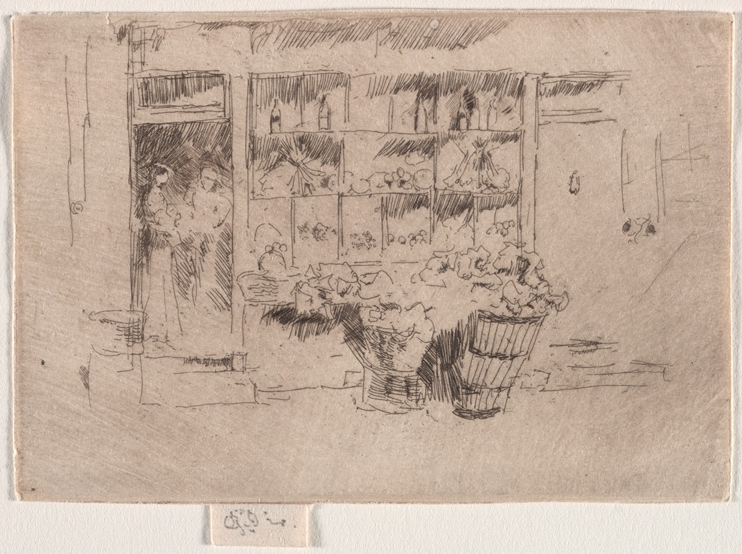 Fruit Shop by Джеймс Абботт МаКнилл Уистлер, 1886 — digital art print download