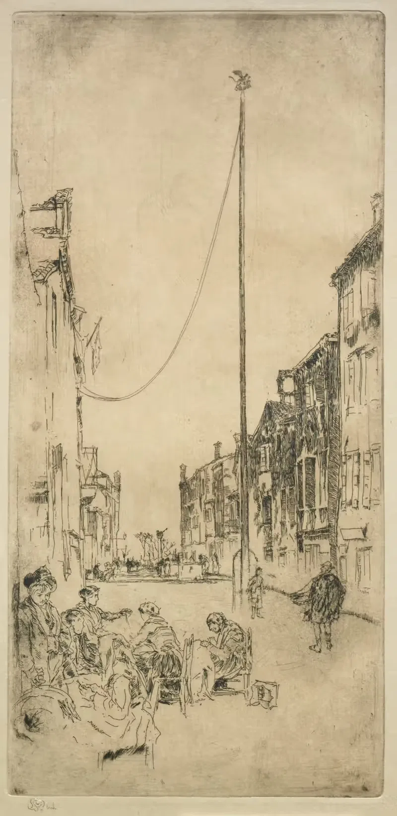 The Mast by James Abbott McNeill Whistler — digital art print download