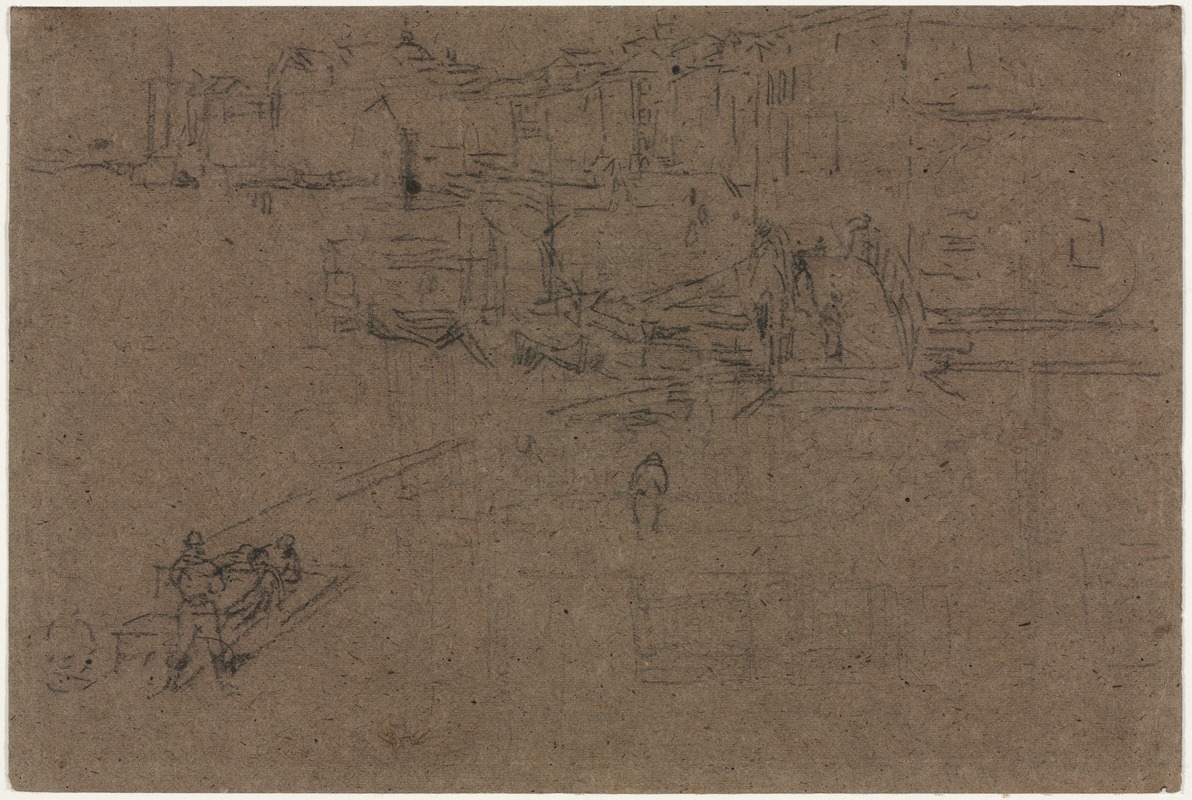 The Riva, Venice by James Abbott McNeill Whistler — digital art print download
